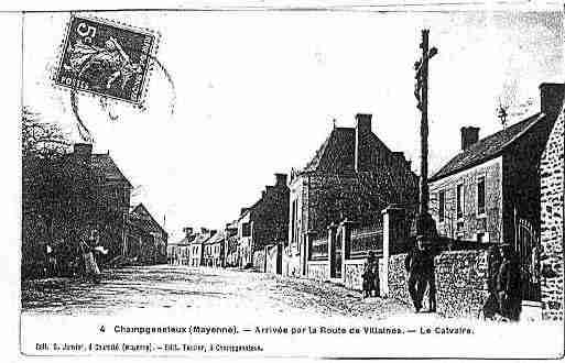 Ville de CHAMPGENETEUX Carte postale ancienne