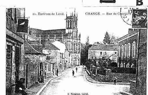 Ville de CHANGE Carte postale ancienne