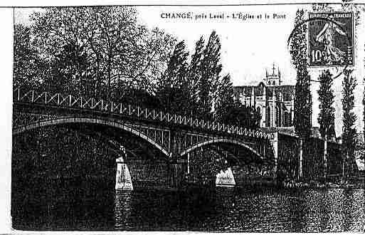 Ville de CHANGE Carte postale ancienne