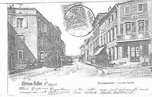 Ville de CHATEAUSALINS Carte postale ancienne