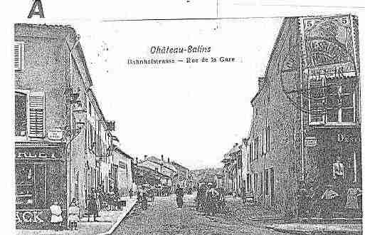 Ville de CHATEAUSALINS Carte postale ancienne