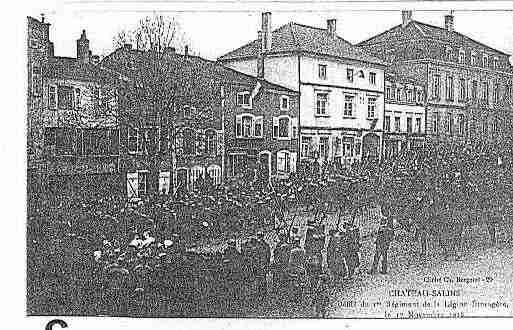 Ville de CHATEAUSALINS Carte postale ancienne