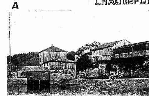 Ville de CHAUDEFONTAINE Carte postale ancienne