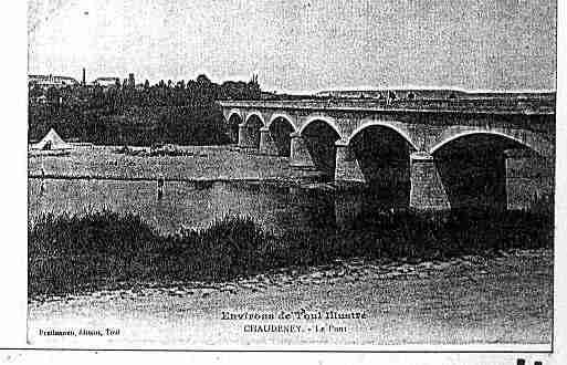 Ville de CHAUDENEYSURMOSELLE Carte postale ancienne