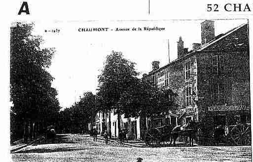 Ville de CHAUMONT Carte postale ancienne