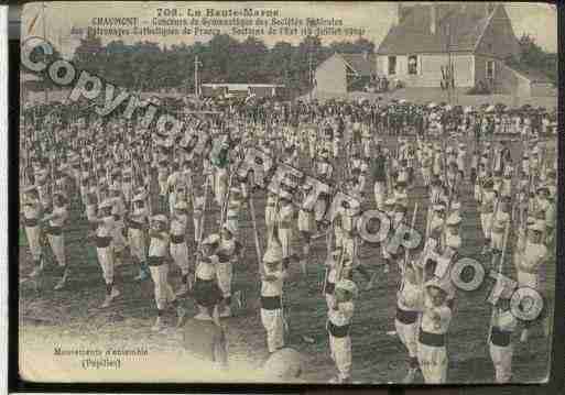 Ville de CHAUMONT Carte postale ancienne