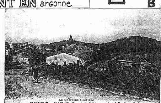 Ville de CLERMONTENARGONNE Carte postale ancienne