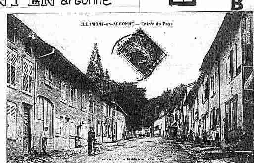 Ville de CLERMONTENARGONNE Carte postale ancienne