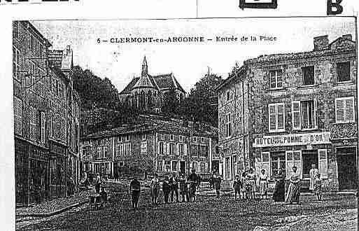 Ville de CLERMONTENARGONNE Carte postale ancienne