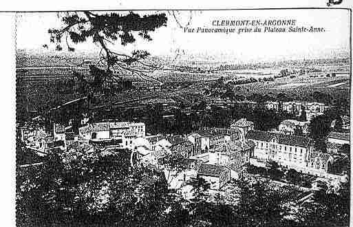 Ville de CLERMONTENARGONNE Carte postale ancienne