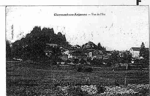 Ville de CLERMONTENARGONNE Carte postale ancienne