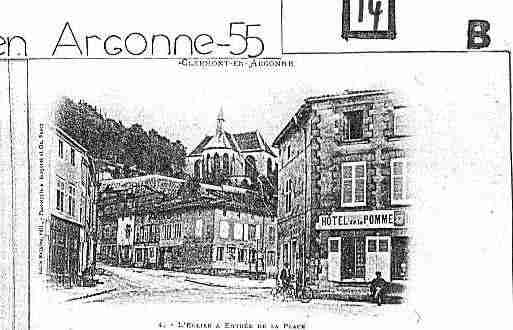 Ville de CLERMONTENARGONNE Carte postale ancienne