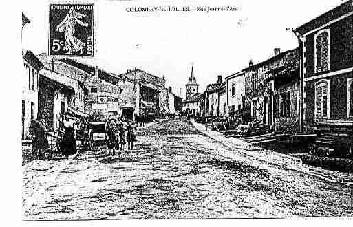 Ville de COLOMBEYLESBELLES Carte postale ancienne