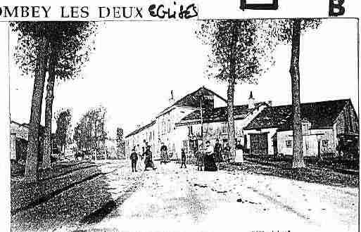 Ville de COLOMBEYLESDEUXEGLISES Carte postale ancienne