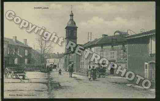 Ville de CONFLANSENJARNISY Carte postale ancienne