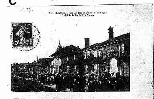 Ville de CONTRISSON Carte postale ancienne