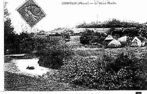 Ville de CORFELIX Carte postale ancienne