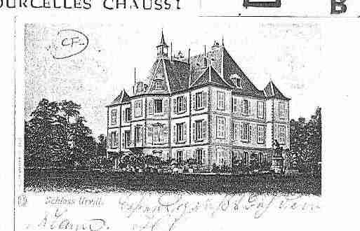 Ville de COURCELLESCHAUSSY Carte postale ancienne