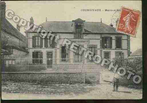 Ville de COURGIVAUX Carte postale ancienne