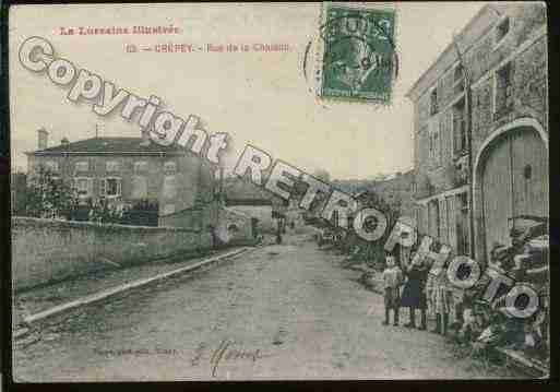 Ville de CREPEY Carte postale ancienne