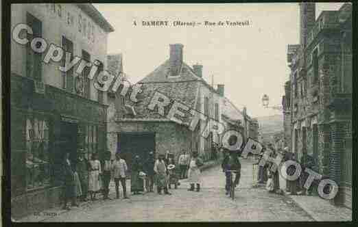 Ville de DAMERY Carte postale ancienne