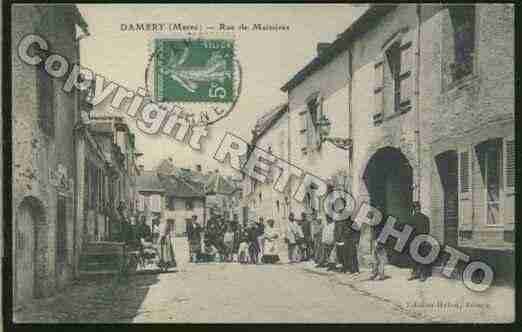 Ville de DAMERY Carte postale ancienne