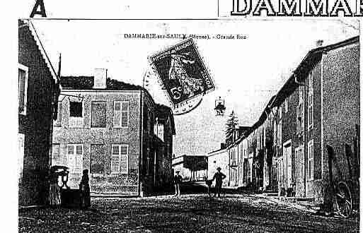 Ville de DAMMARIESURSAULX Carte postale ancienne