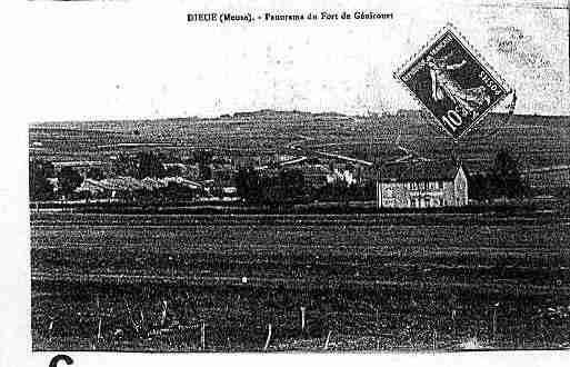 Ville de DIEUESURMEUSE Carte postale ancienne