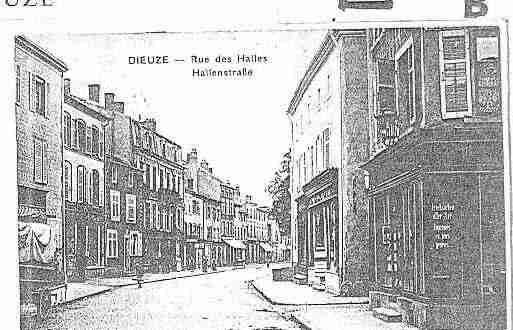 Ville de DIEUZE Carte postale ancienne