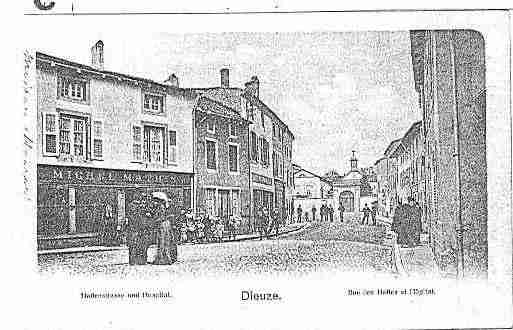 Ville de DIEUZE Carte postale ancienne