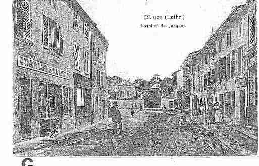 Ville de DIEUZE Carte postale ancienne