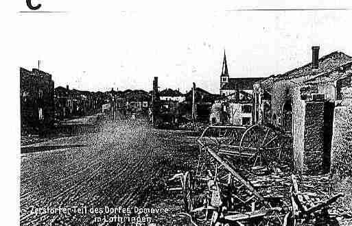 Ville de DOMEVRESURVEZOUZE Carte postale ancienne