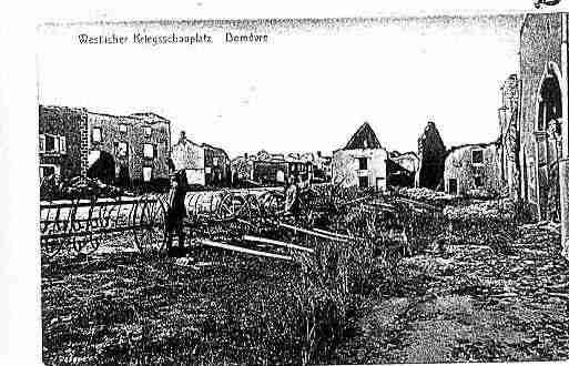 Ville de DOMEVRESURVEZOUZE Carte postale ancienne