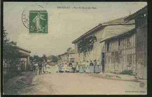 Ville de DROUILLY Carte postale ancienne