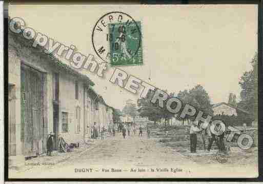 Ville de DUGNYSURMEUSE Carte postale ancienne