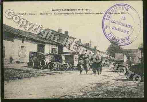 Ville de DUGNYSURMEUSE Carte postale ancienne