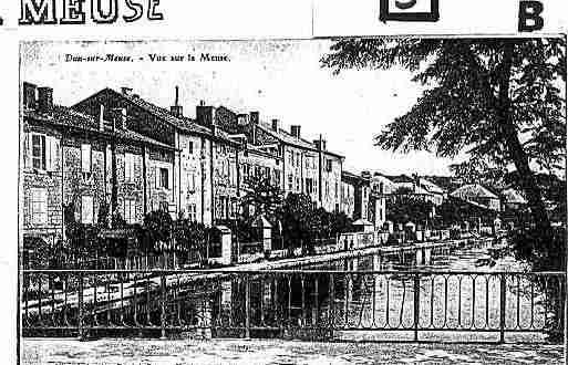 Ville de DUNSURMEUSE Carte postale ancienne