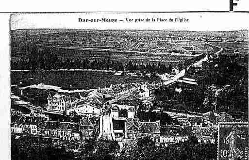 Ville de DUNSURMEUSE Carte postale ancienne