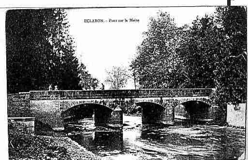 Ville de ECLARON Carte postale ancienne