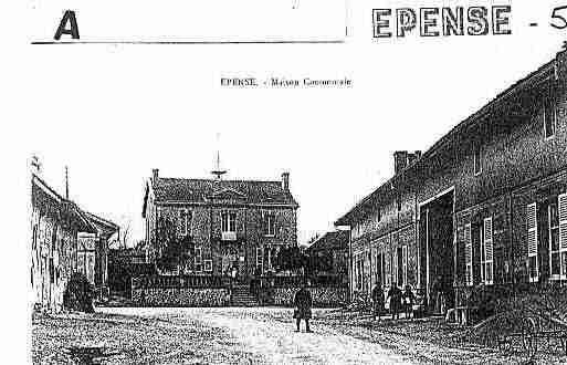 Ville de EPENSE Carte postale ancienne