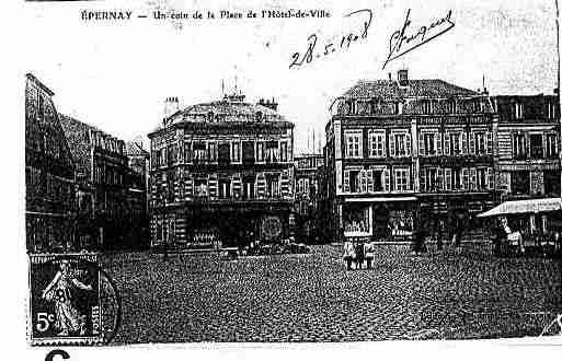 Ville de EPERNAY Carte postale ancienne