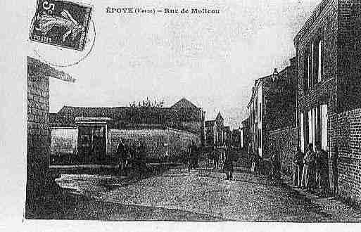 Ville de EPOYE Carte postale ancienne