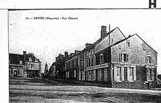 Ville de ERNEE Carte postale ancienne