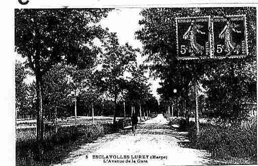 Ville de ESCLAVOLLESLUREY Carte postale ancienne