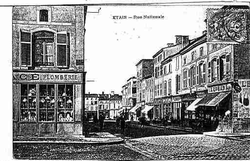 Ville de ETAIN Carte postale ancienne