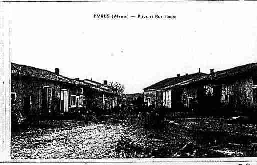 Ville de EVRES Carte postale ancienne