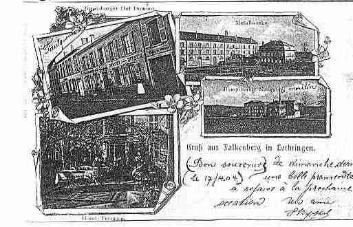 Ville de FAULQUEMONT Carte postale ancienne