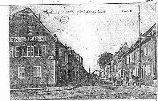 Ville de FENETRANGE Carte postale ancienne