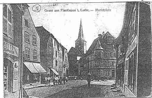 Ville de FENETRANGE Carte postale ancienne