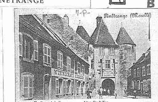 Ville de FENETRANGE Carte postale ancienne